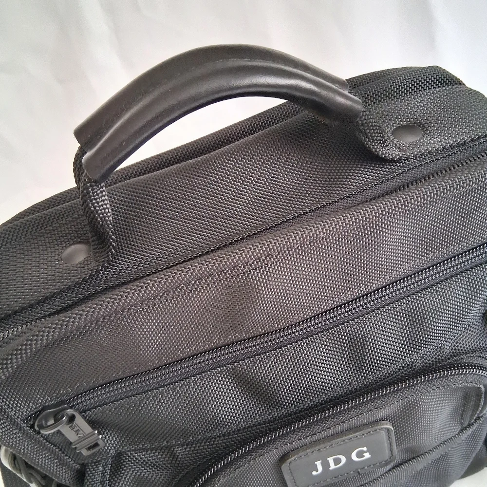 TUMI Men's Small Black Crossbody Bag 213D3